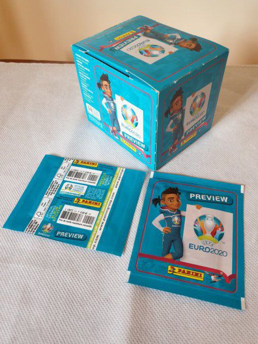 Panini Euro 2020 Preview Box 60 pochettes version France