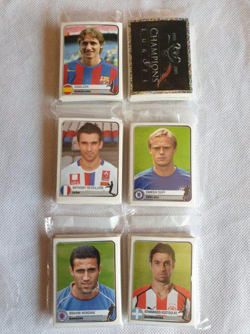 Panini Champions of Europe 1955/2005 Set complet