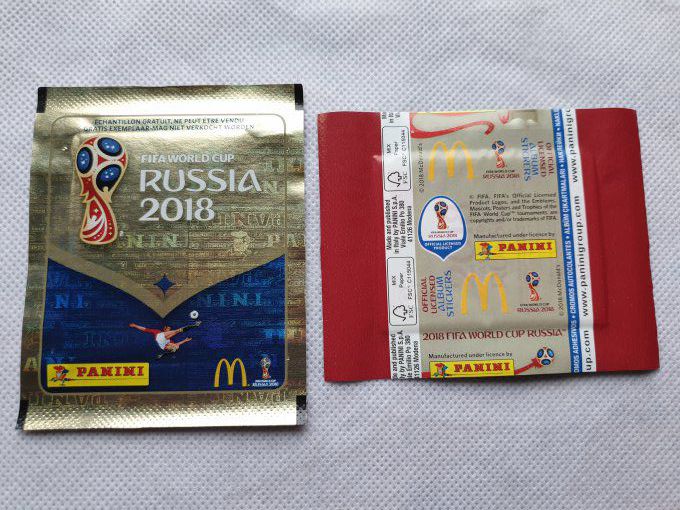 Russie 2018 Par Pochettes version Mac Donald Belge