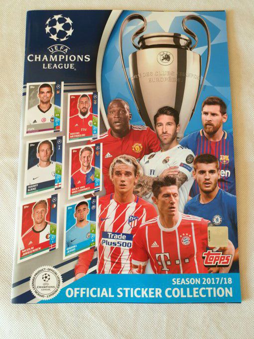 Topps Champions League 2017/2018 Album vide