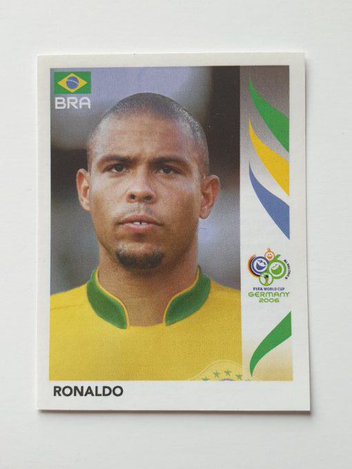 Ronaldo Brazil made in Brazil sticker Germany 2006 n°396