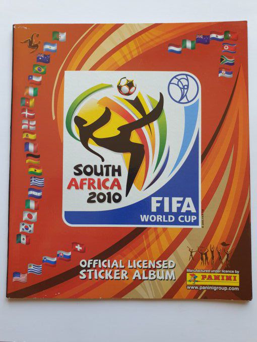 Panini Album vide Africa 2010 version Belgique + planche sticker Buffon