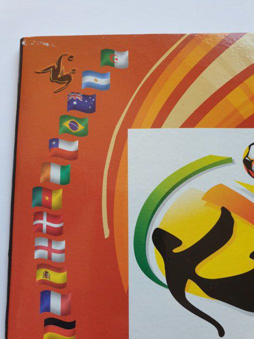 Panini Album vide Africa 2010 version Belgique + planche sticker Buffon