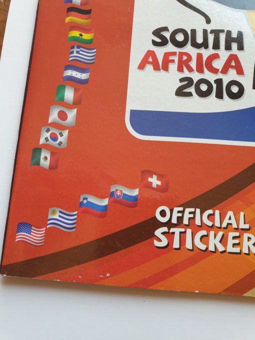 Panini Album vide Africa 2010 version Belgique + planche sticker Buffon