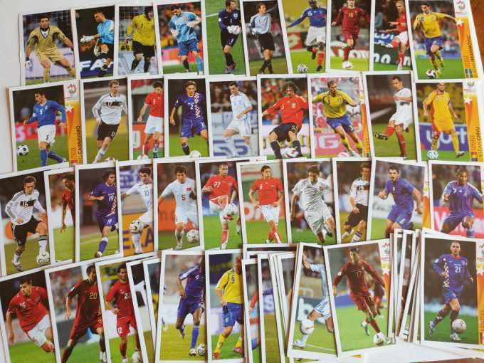 Serie complète des 62 joueurs en mouvement EURO 2008