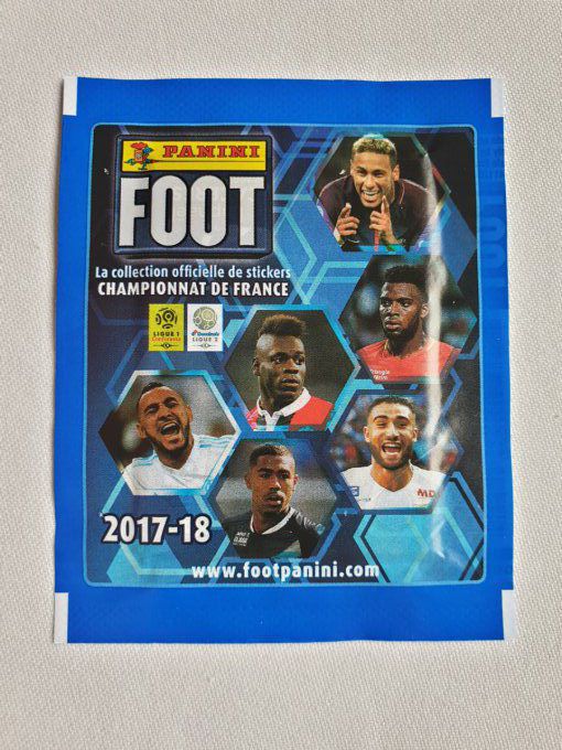 Panini Foot 2017-2018 championnat de France par pochettes