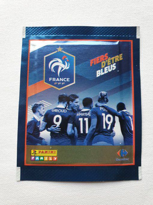 Panini Family Les bleus  2016-2018-2020 Intermarché -3 pochettes