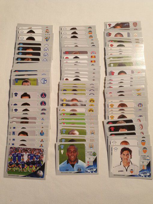 Champions League 2012/2013 Lot de 190 images sans double