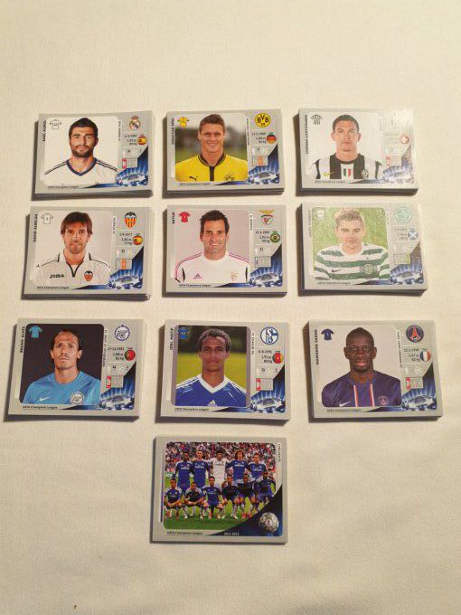 Champions League 2012/2013 Lot de 190 images sans double