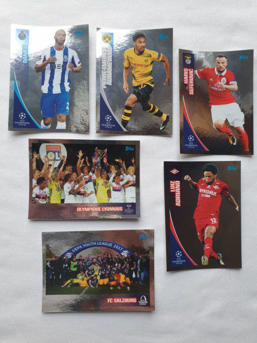 Topps champions league 2017-2018 Star brillante complet