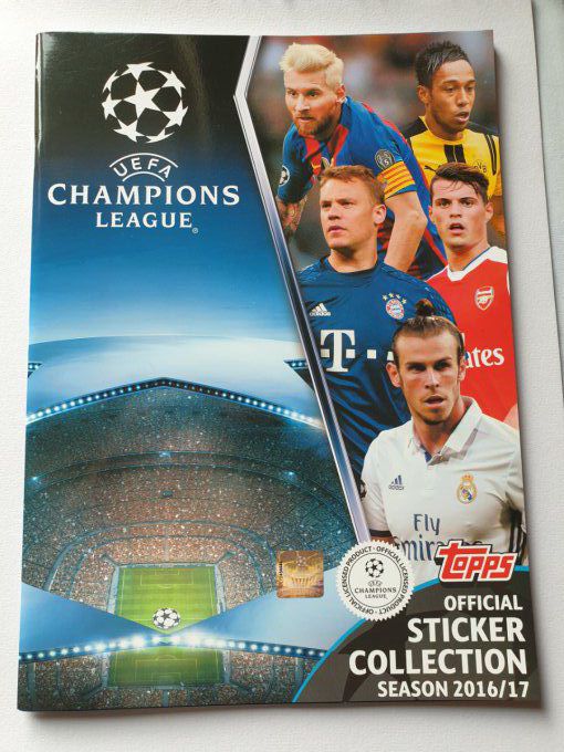 Topps Champions League 2016/2017 set complet