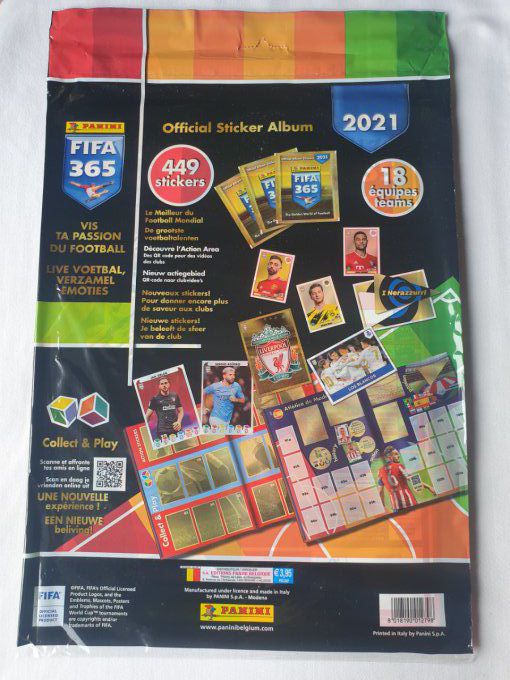 Panini Fifa 365 - 2021 Starter Pack version Belgique