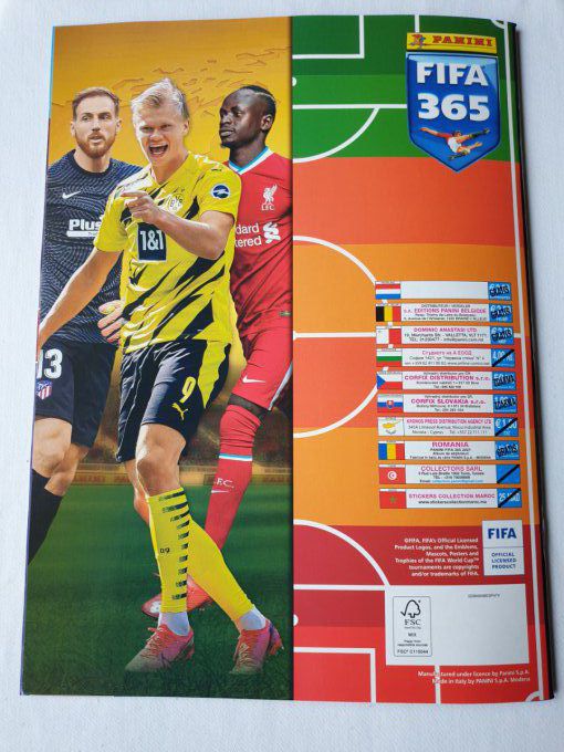 Panini Fifa 365 - 2021 Starter Pack version Belgique