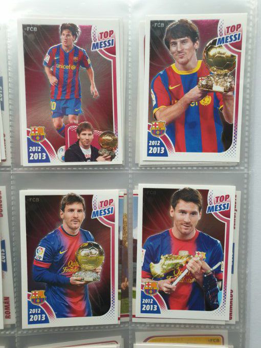 Lot complet 210 images FC Barcelona 2012-2013 no album
