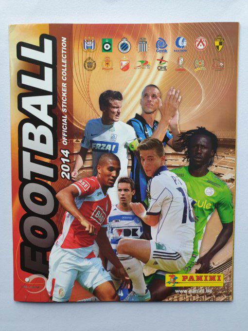 Panini album vide championnat Belge Football 2014