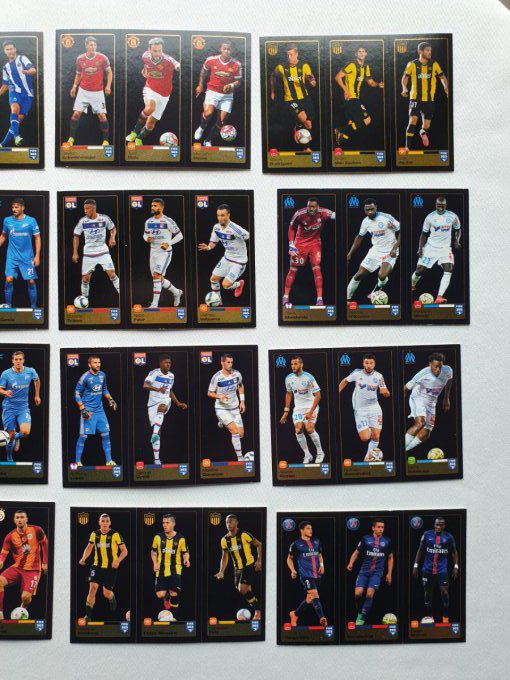 Panini Fifa 365 2016 Lot de 33 sticker joueur en mouvement