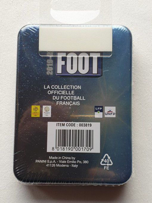 Panini Foot 2019-2020 championnat de France Tin box 11 pochettes