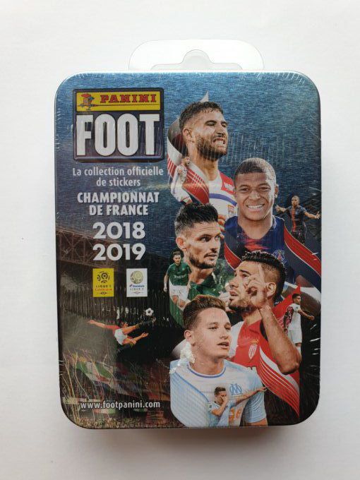 Panini Foot 2018-2019 championnat de France Tin box