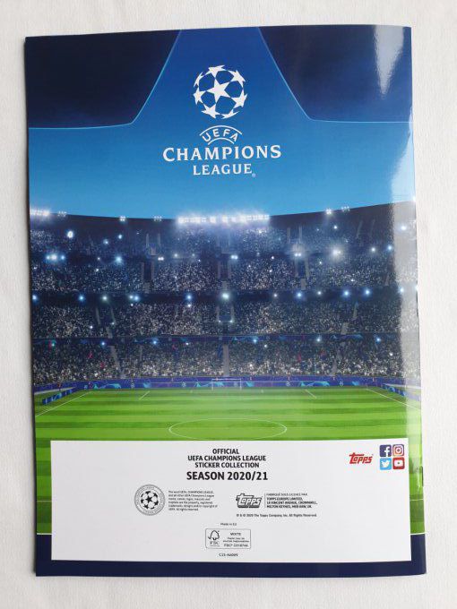 Topps Champions League 2020/2021 Album vide avec Mbapee sticker Free