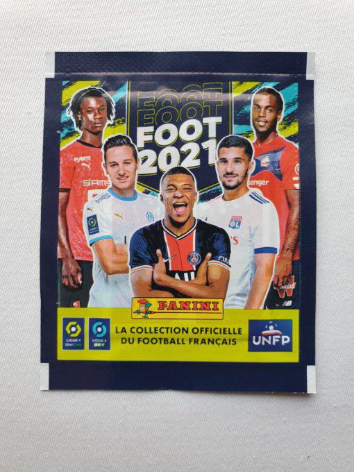 Panini Foot 2021 championnat de France par pochettes