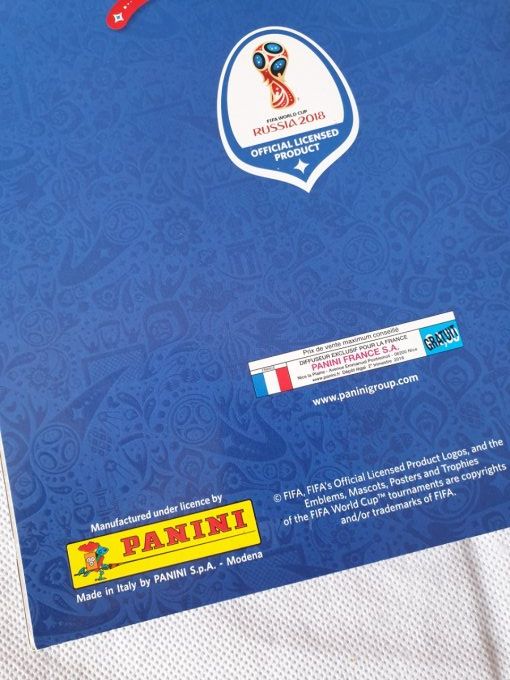 Panini Album vide Russie 2018 souple version  France