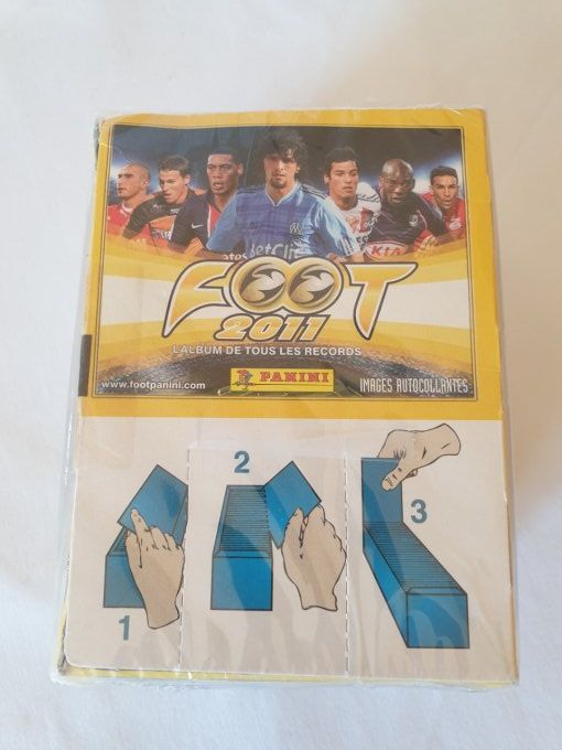 Panini Foot 2011 championnat de France Box 100 pochettes