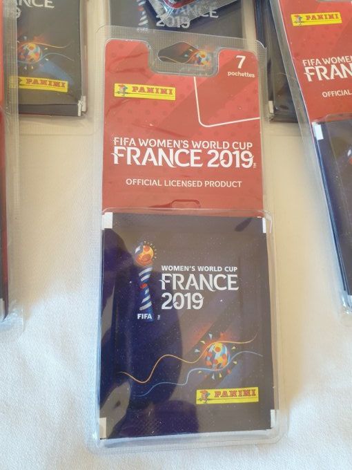 Panini Blister 7 pochettes women France 2019 