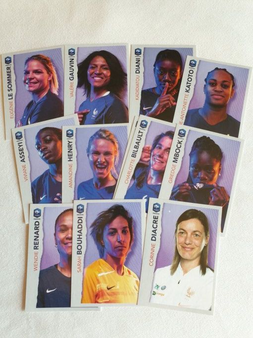 Panini Family au plus près des bleu 2020 set complet sans album