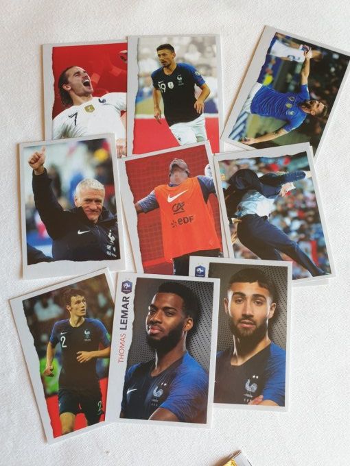 Panini Family au plus près des bleu 2020 set complet sans album