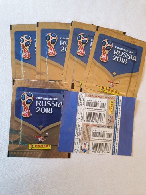 Panini Russie 2018 par pochettes version Française H