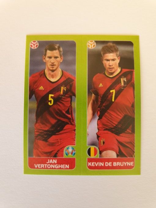 Panini UEFA EURO 2020 Tournament image manquante version Belge