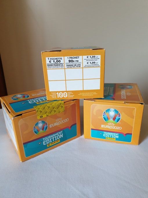 Panini Euro 2020 Tournament edition BOX 100 pochettes