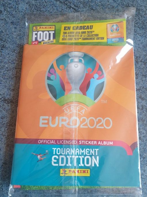 Panini Euro 2020 Tournament Starter Pack+foot magazine  version Française