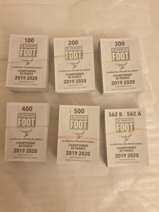 Panini Foot 2019-2020 set complet+set de transfer