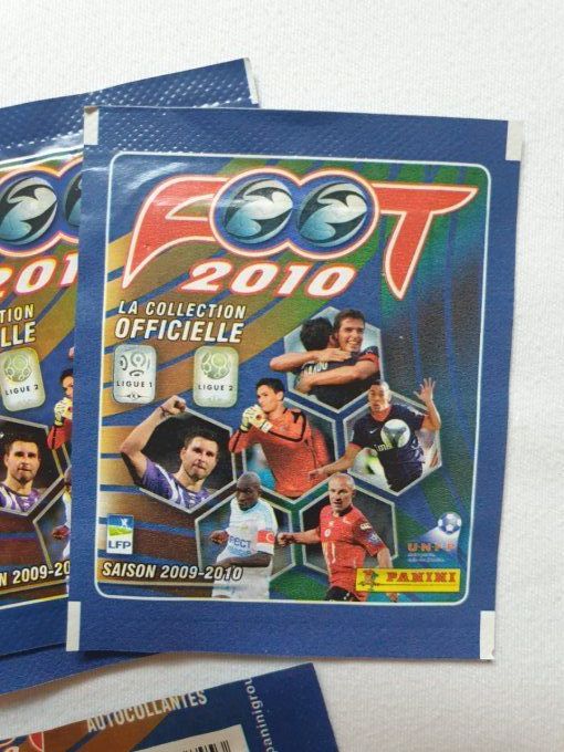 Panini Foot 2010 championnat de France par pochette