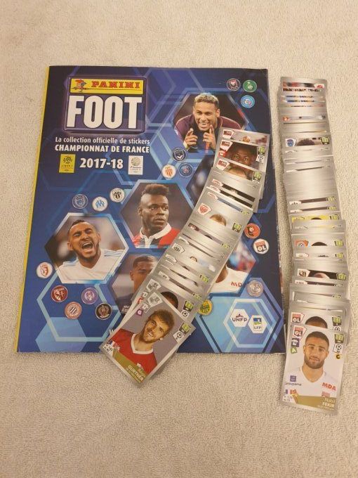 Album Panini foot - Championnat de France 2017-2018 - Collection de  stickers