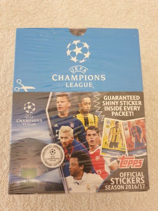 Topps Champions League 2016/2017 par boîtes de 50