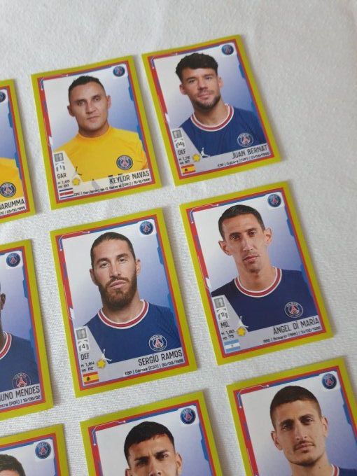 Panini Foot 2022 PSG Team complet