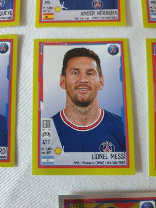 Panini Foot 2022 PSG Team complet