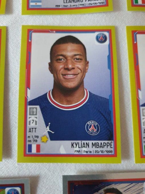 Panini Foot 2022 PSG Team complet