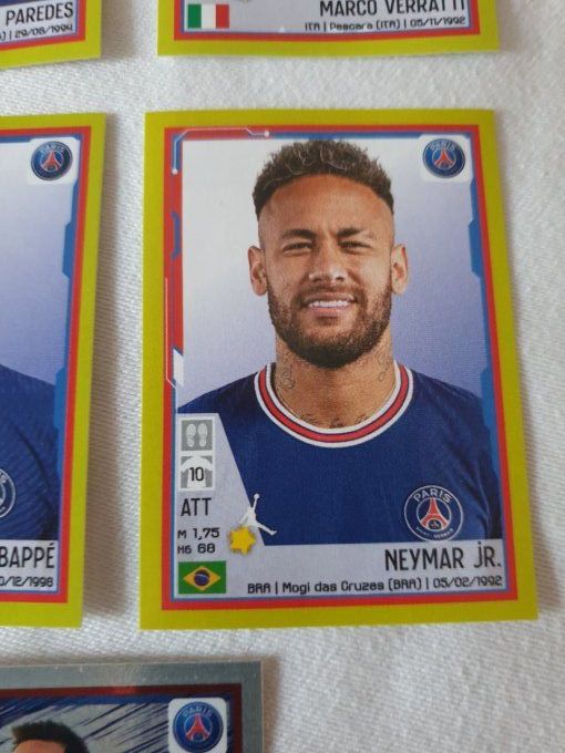 Panini Foot 2022 PSG Team complet