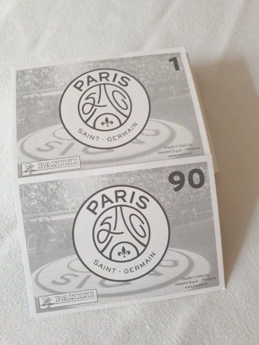 Panini Foot France paris saint germain 90 images complète