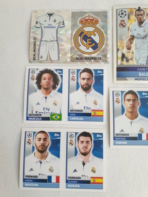 Topps champions league 2016-2017 Madrid team