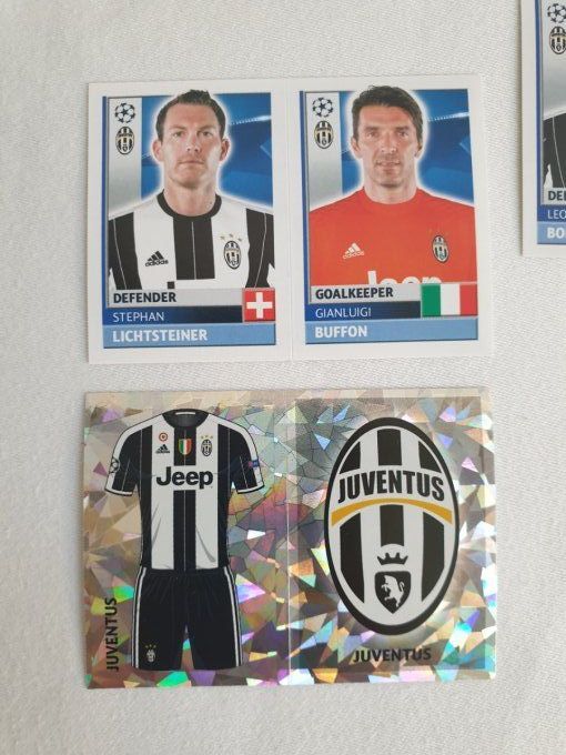 Topps champions League 2016-2017 Juventus team 