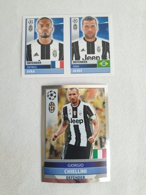 Topps champions League 2016-2017 Juventus team 