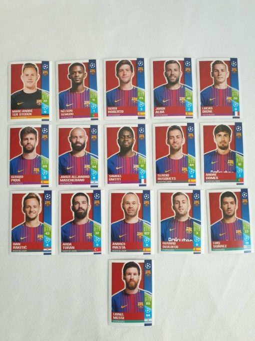 panini champions league 2017 barcelone