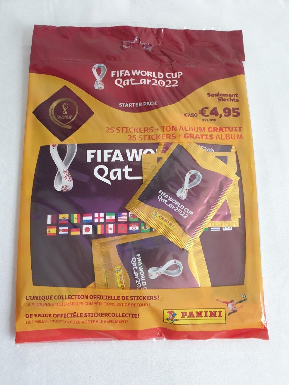 Panini Fifa world cup Qatar 2022  Starterpak  version Belge