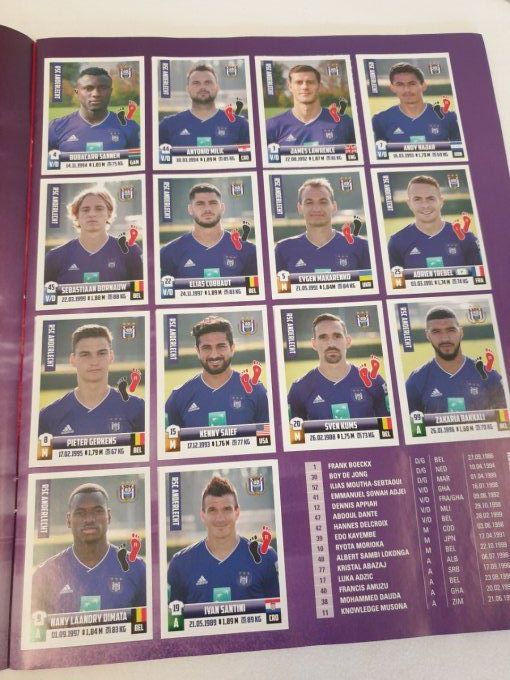 Panini Football Pro League 2018-2019 album complet coller