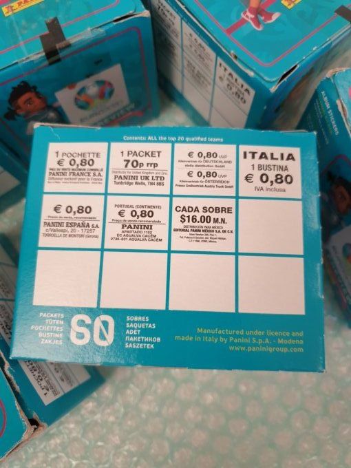 Panini Euro 2020 Preview Box 60 pochettes D