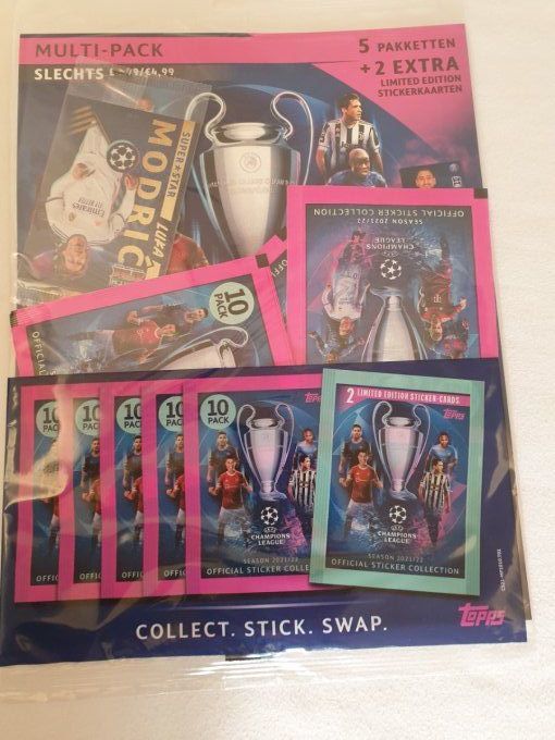 Topps Champions League 2021/2022 collector  multi pak 7 pochettes (B)